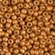 Miyuki rocailles Perlen 8/0 - Matted duracoat galvanized yellow gold 8-4203F